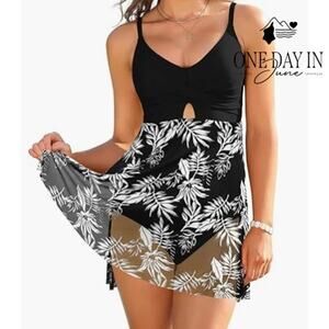 Shekini Boyshort One Piece Swimsuit Size XL